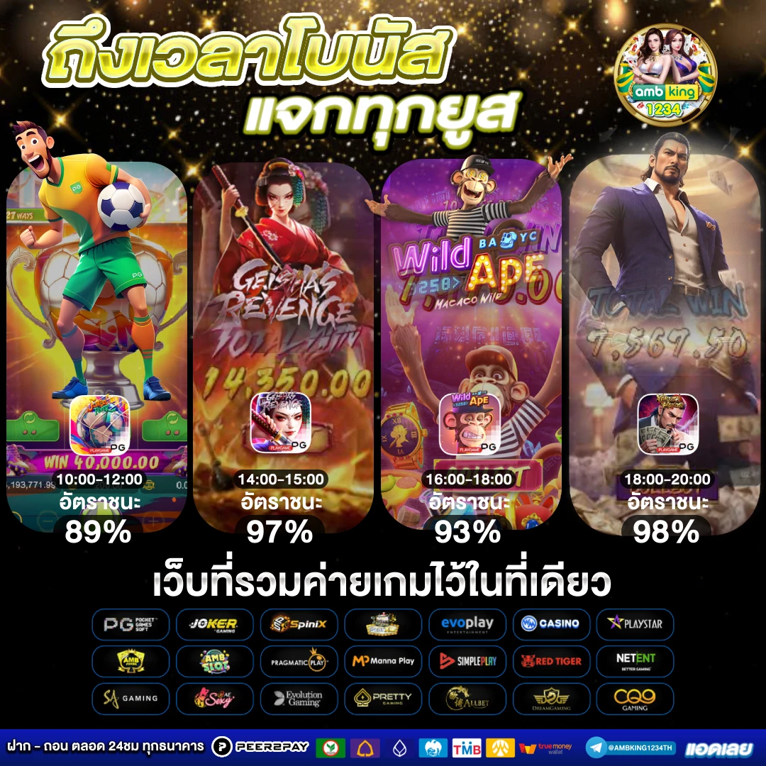 เว็บสล็อตตรง ทั้งหมด - แบนเนอร์โปรโมชั่น