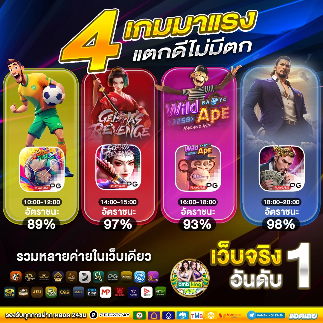 เว็บพนันออนไลน์ถูกกฎหมาย - แบนเนอร์โปรโมชั่น