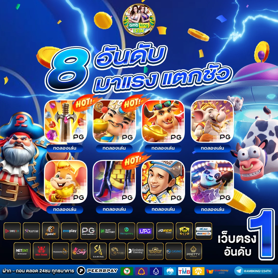 ค่ายเกมสล็อต - แบนเนอร์โปรโมชั่น
