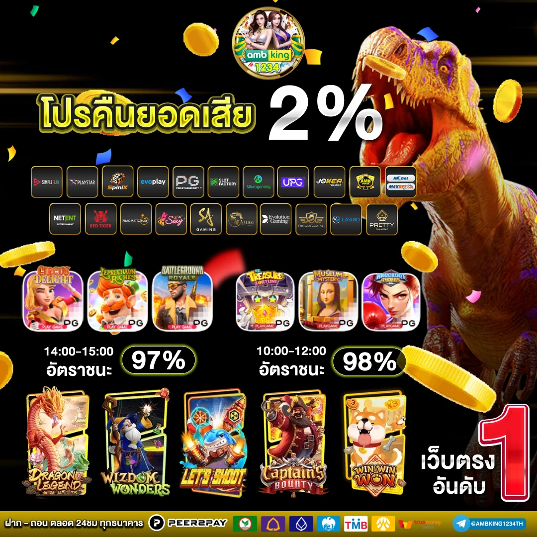 เว็บ สล็อต ฝาก ถอน ไม่มี ขั้น ต่ํา วอ เลท - แบนเนอร์โปรโมชั่น
